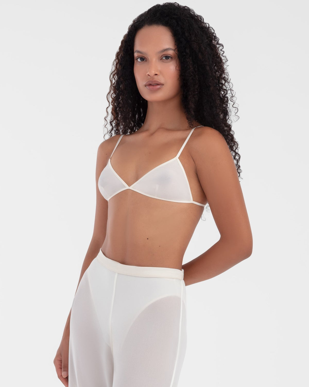 Marika Vera: Moore Triangle Bra - Ivory