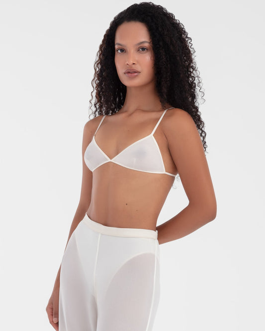 Marika Vera: Moore Triangle Bra - Ivory