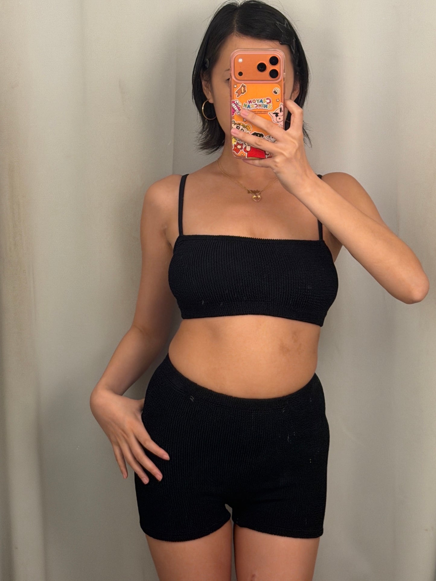 Hunza G: Shorty Swim Bottom - Black
