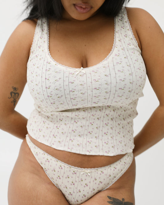 Cou Cou Intimates: The Scoop Tank - English Rose