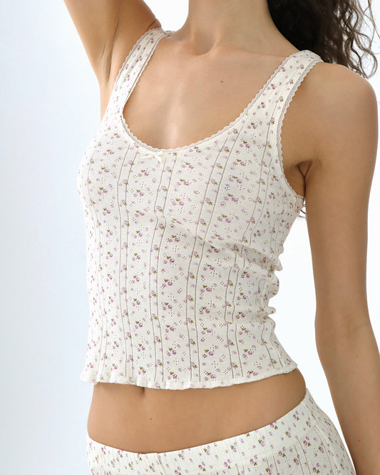 Cou Cou Intimates: The Scoop Tank - English Rose