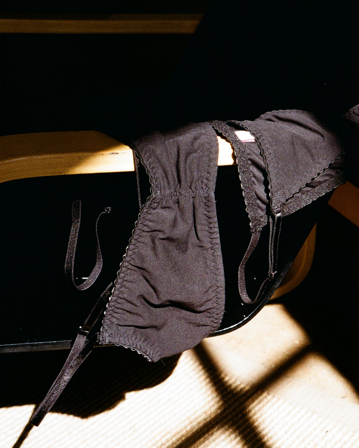 Sensual Tension: Estelle Organic Cotton Bralette - Black