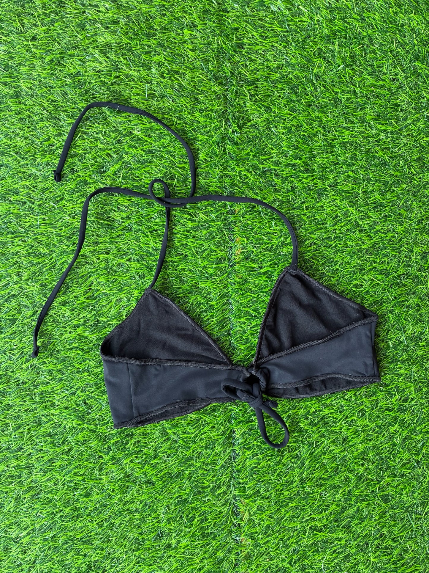 Caro Luna: Gio Triangle Bikini Top - Black