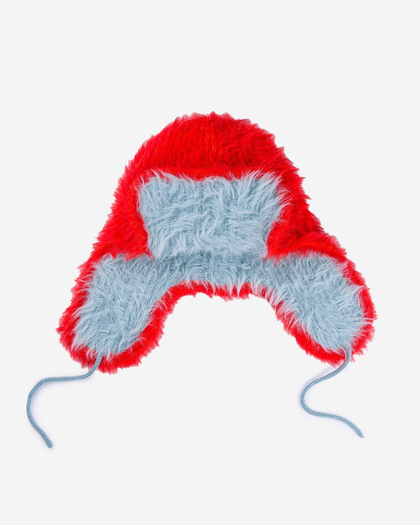 Verloop: Faux Fur Trapper Hat - Poppy Stone Blue