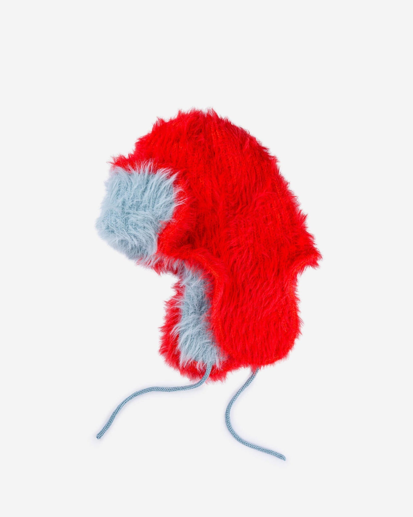 Verloop: Faux Fur Trapper Hat - Poppy Stone Blue