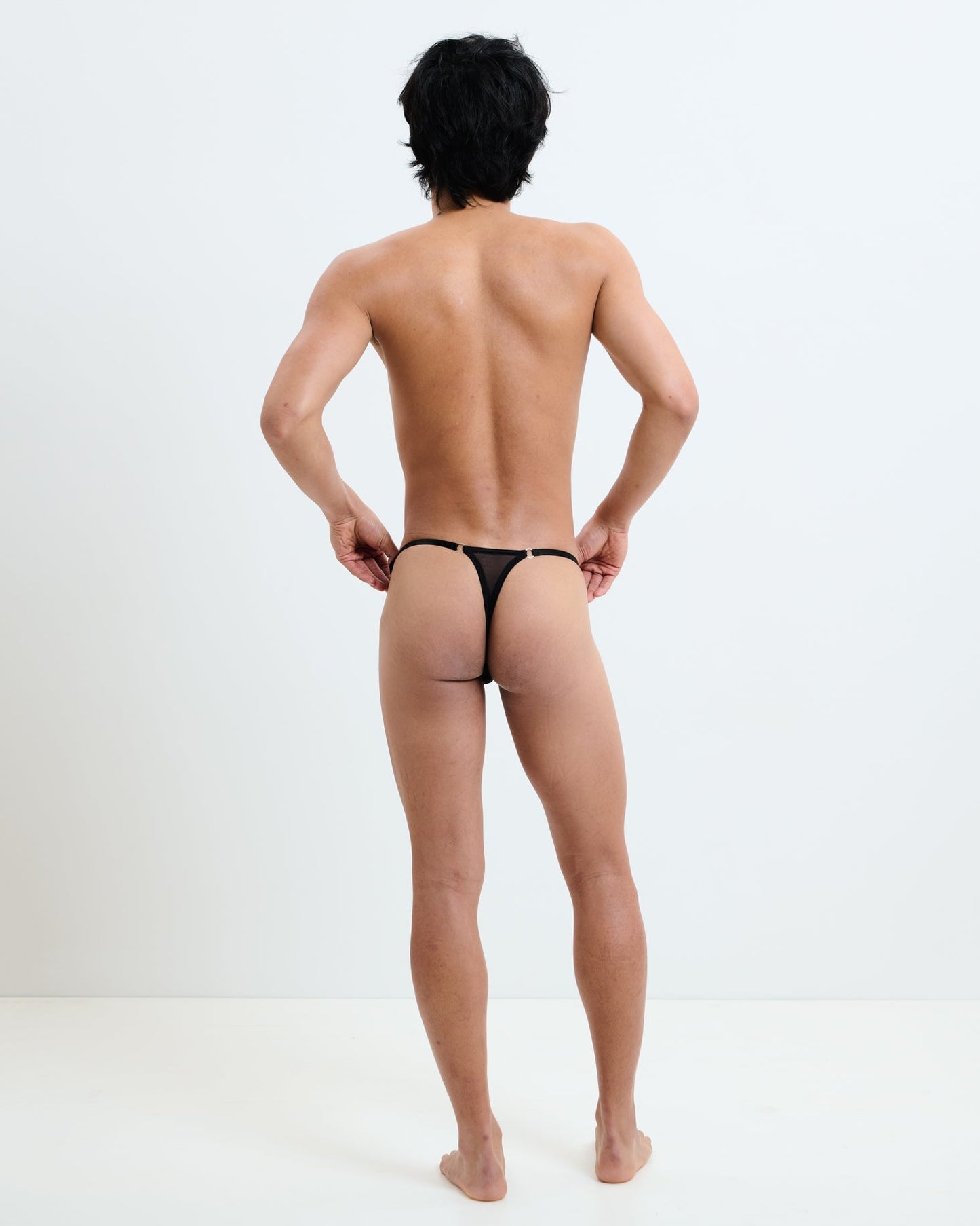 Full Of Desire: Louis Lace String - Black