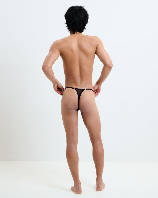 Full Of Desire: Louis Lace String - Black