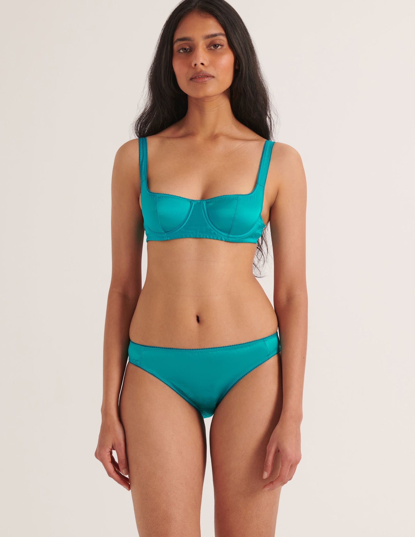 Araks: Gita Silk Underwire Bra - Parrot