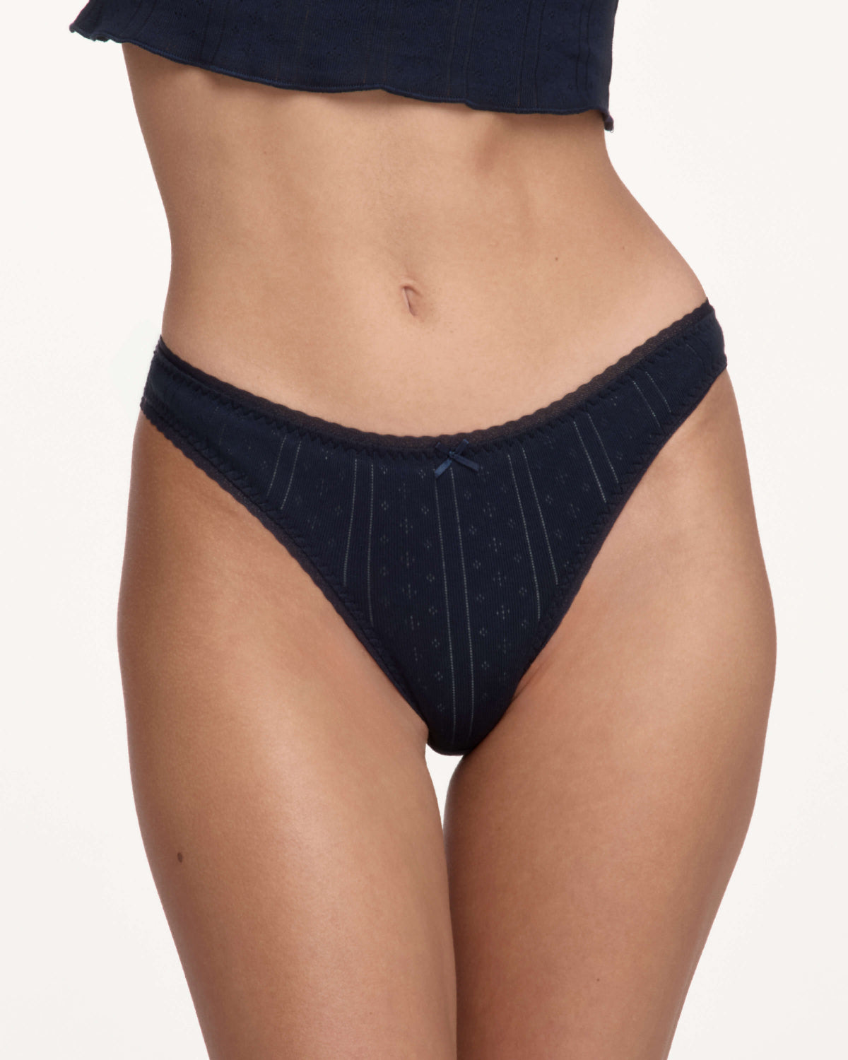 Cou Cou Intimates: The High Rise Brief - Navy