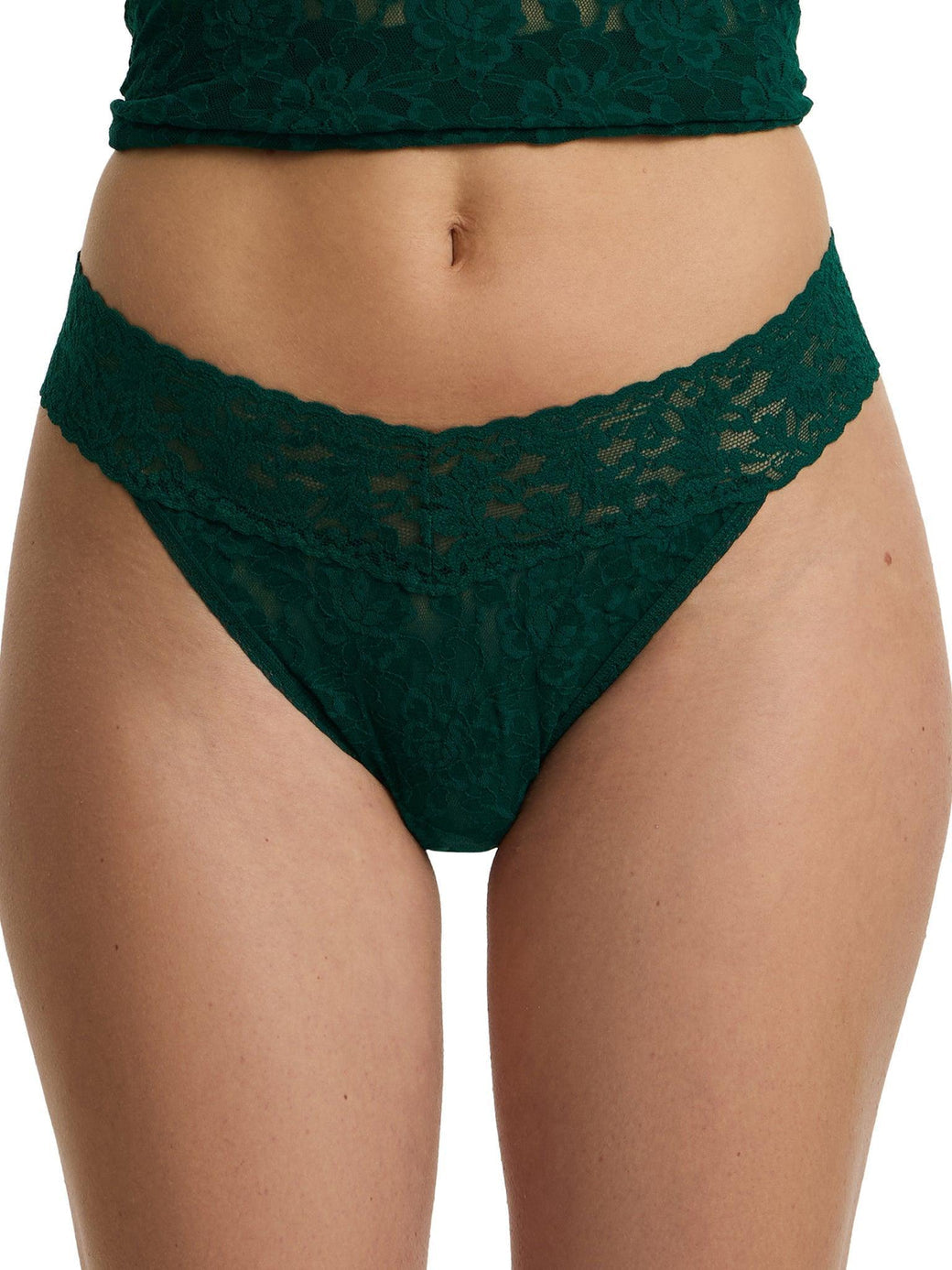 Hanky Panky: Original Rise Lace Thong - Fashion Colors