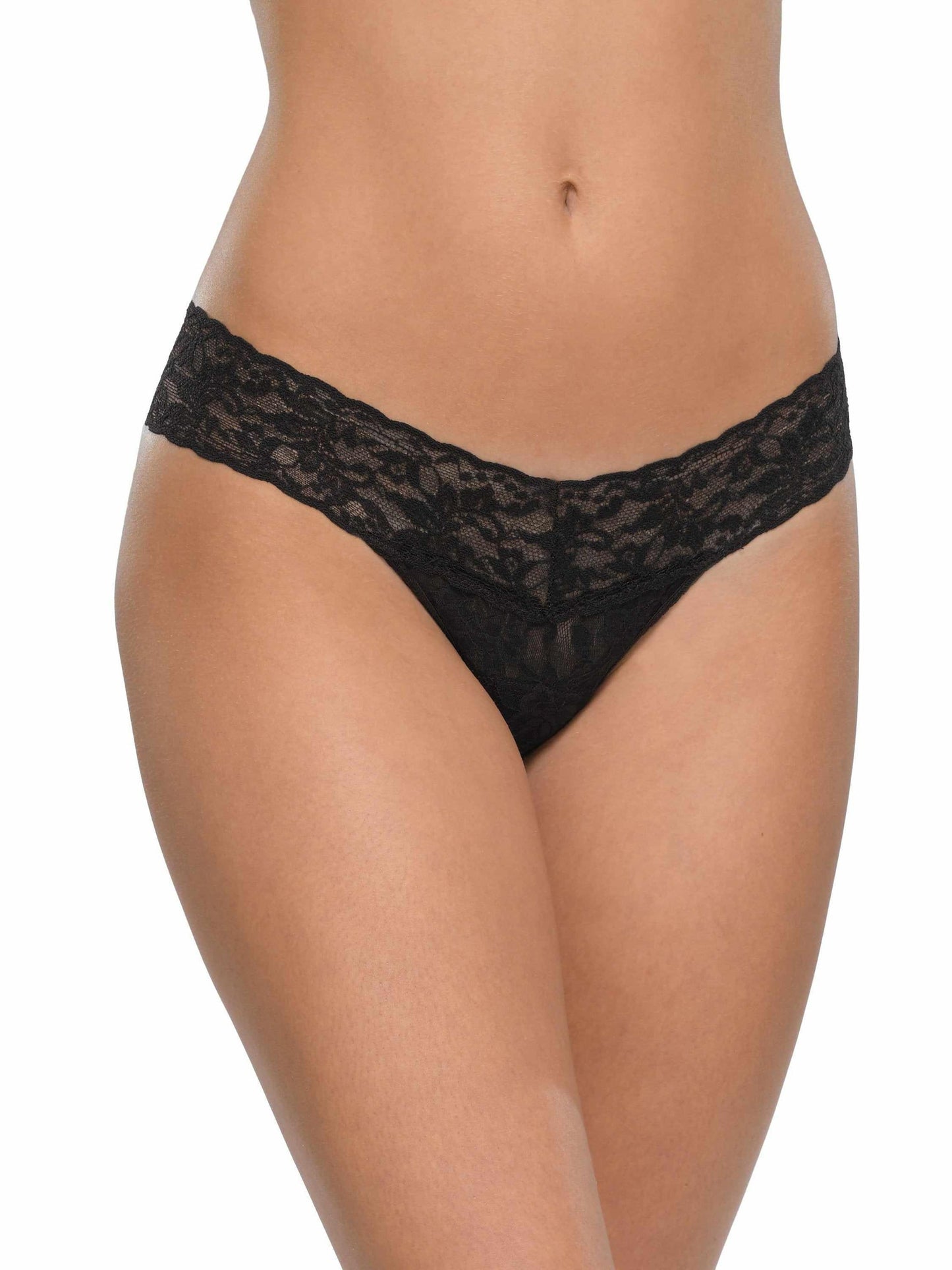 Hanky Panky: Low Rise Lace Thong - Basics