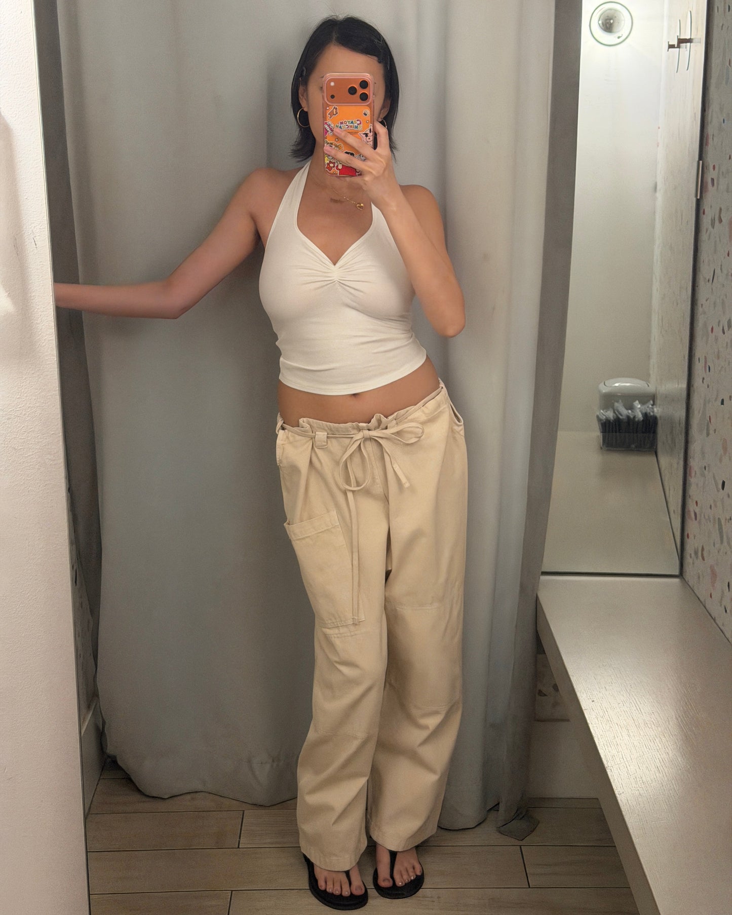 Gil Rodriguez: Corazon Halter Top - White