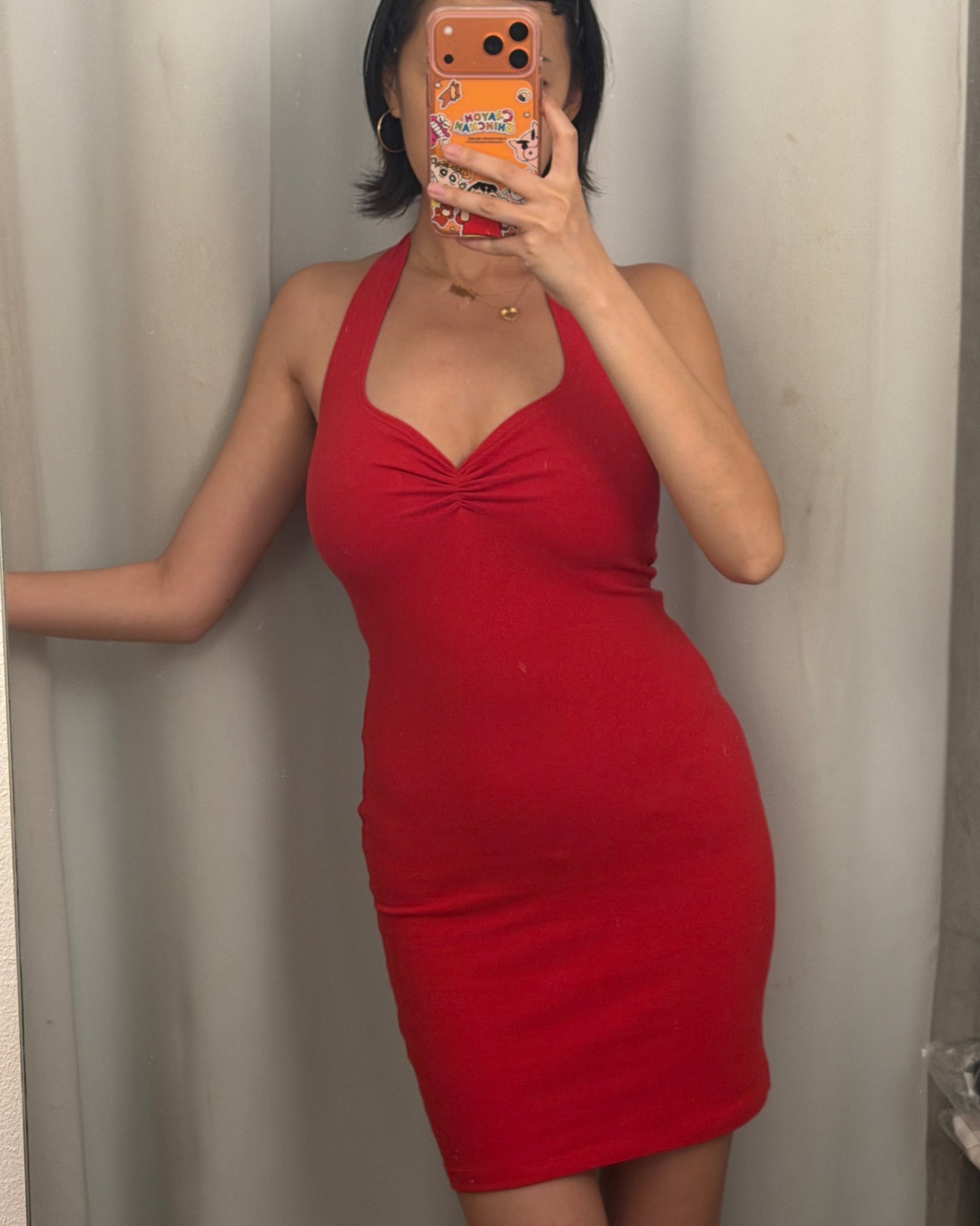 Gil Rodriguez: Corazon Mini Dress - Tomate