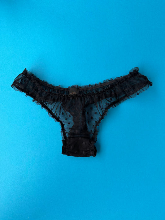Only Hearts: Lola Pearl Thong - Black