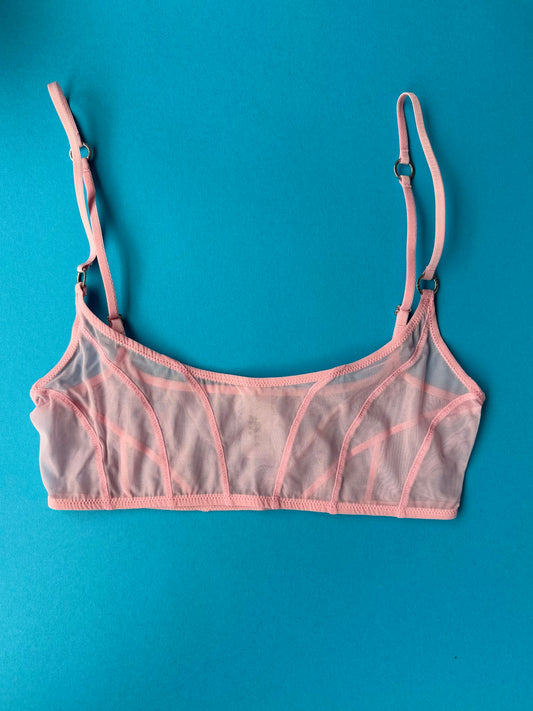 Anoeses: Renne Mesh Bra - Pink