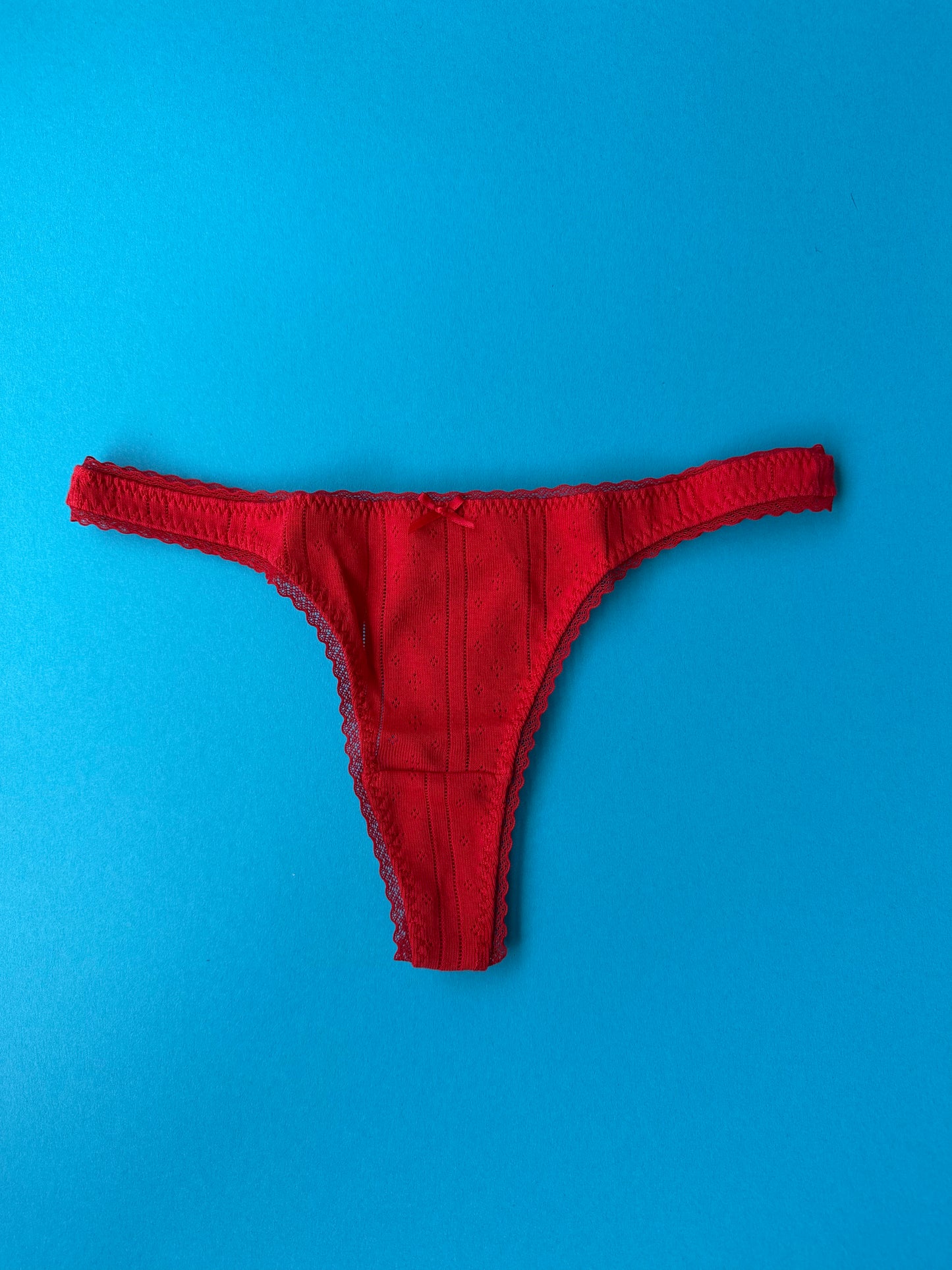 Cou Cou Intimates: The Thong - Red