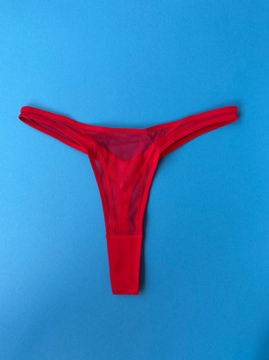 Anoeses: Leia Mesh Thong - Red