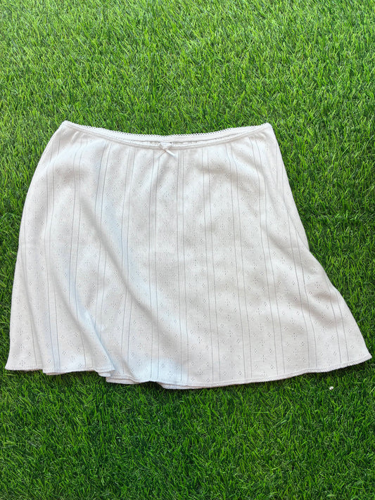 Cou Cou Intimates: The Mini Skirt - White