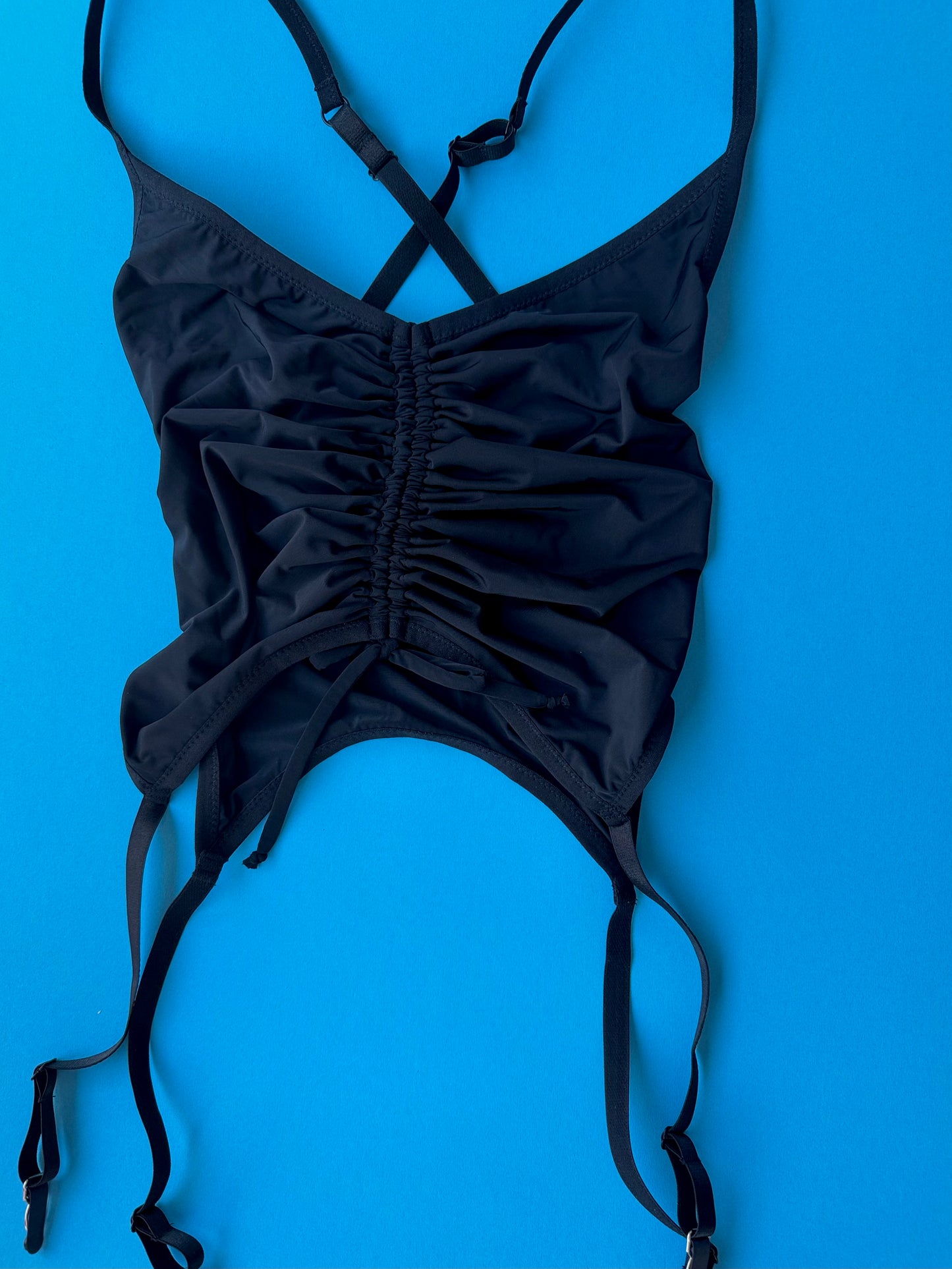 Kayleigh Peddie: Maeve Garter Tank - Black