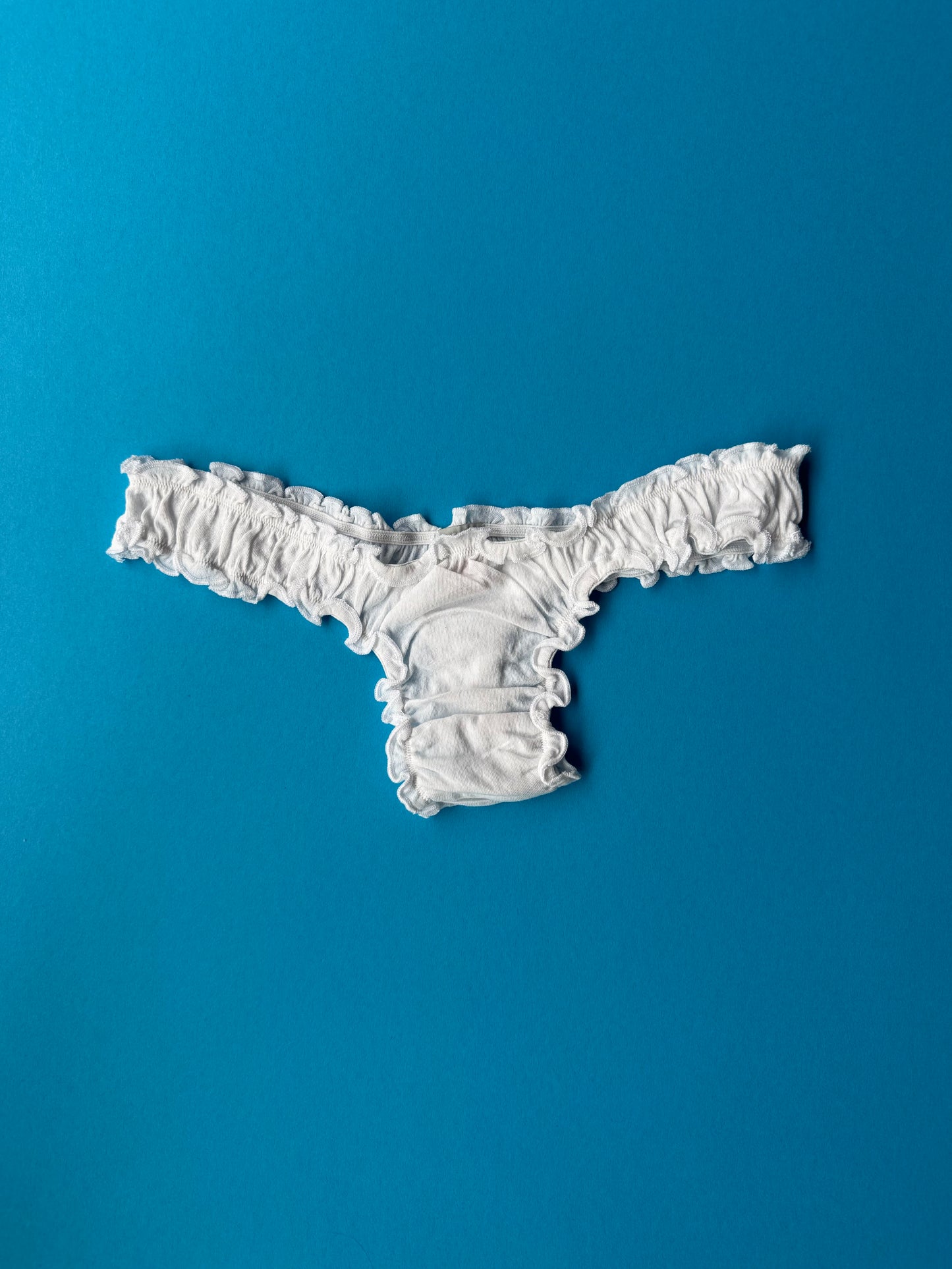 Only Hearts: Pearl Organic Cotton Thong - White