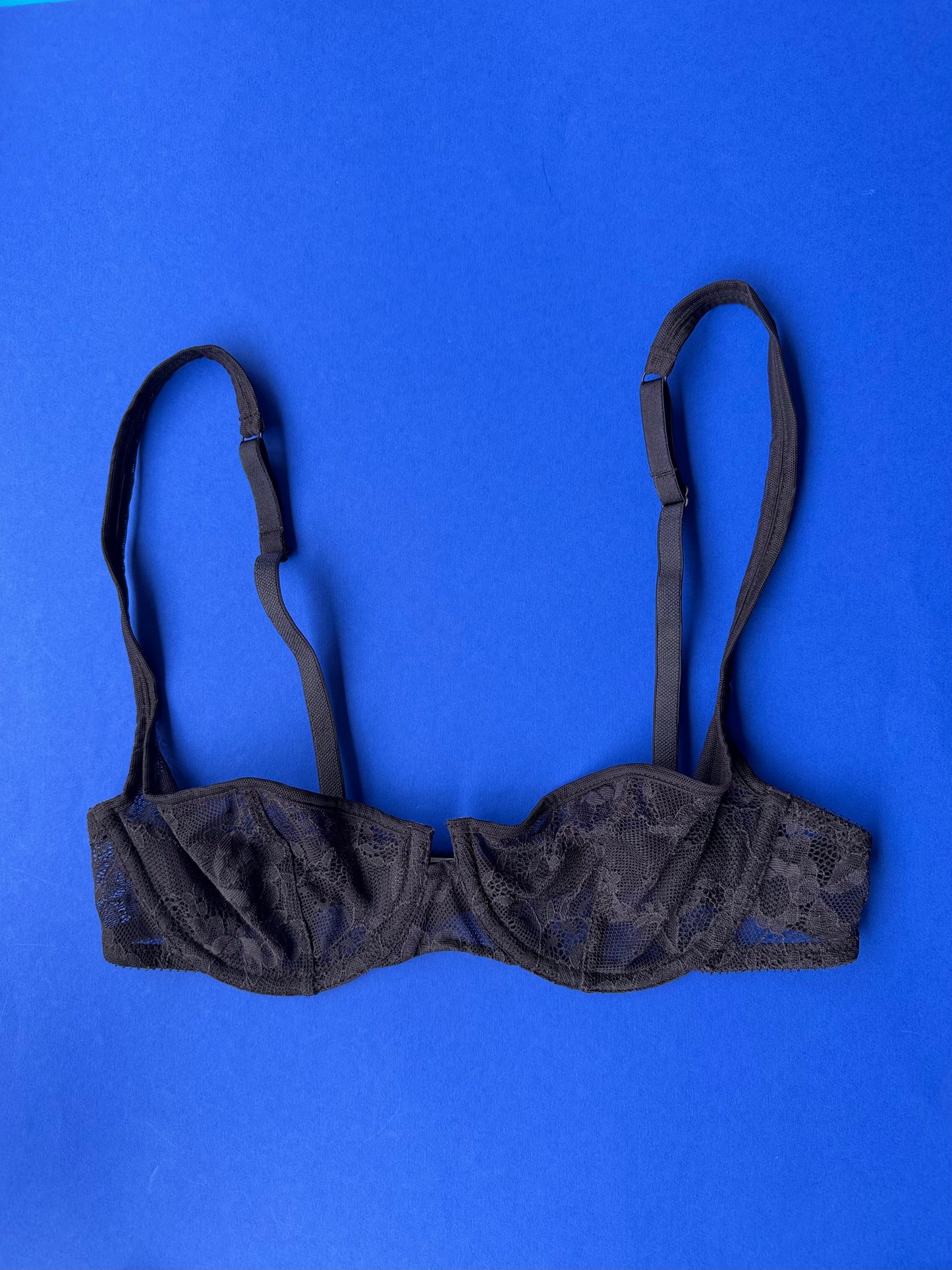 Yasmine Eslami: Louise Lace Balcony Bra - Ristretto