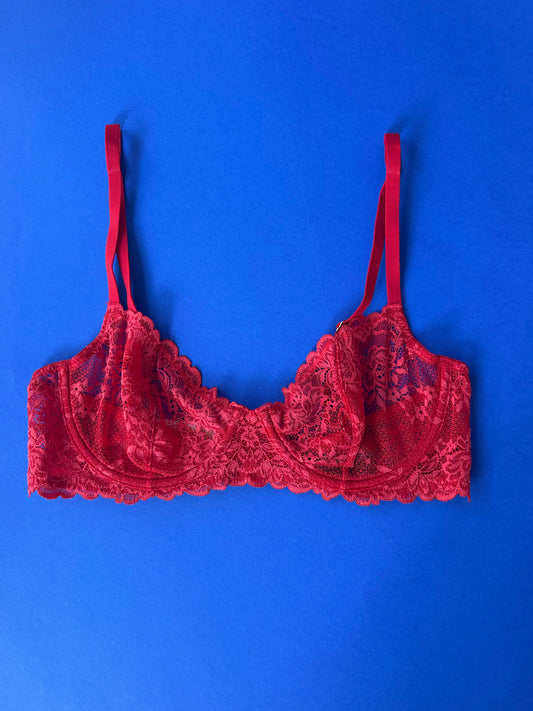 Natori: Heavenly Convertible Balconette Bra - Red