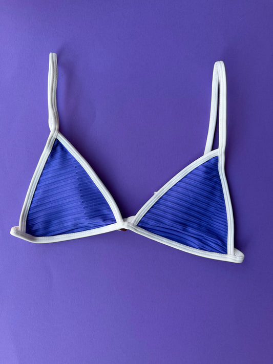 Acacia: Baja Piped Bikini Top - Lapis
