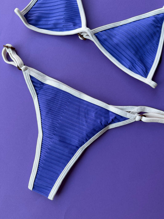 Acacia: Relle Adjustable Thong Bikini Bottom - Lapis