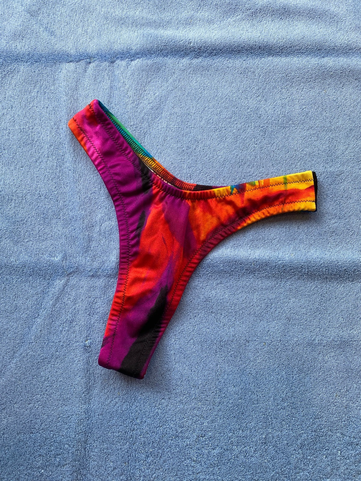 Kayleigh Peddie: Len Thong Bikini Bottom - Rainbow