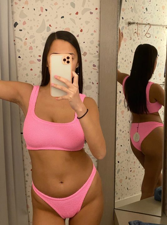 Hunza G: Xandra Bikini Set - Bubblegum