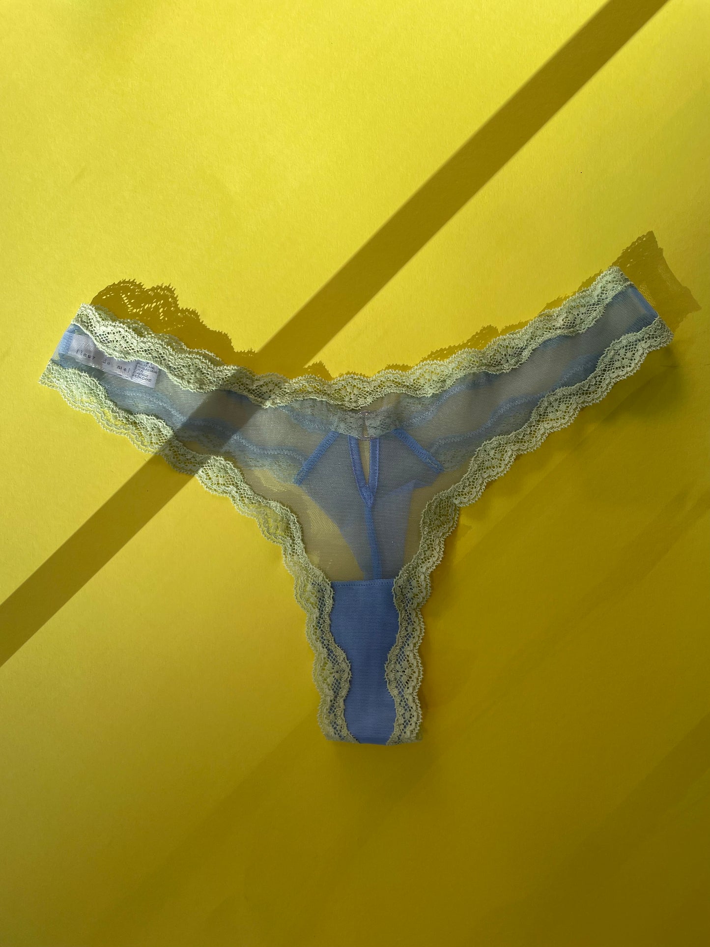 Fleur du Mal: Sheer Tulle Thong - Daydream