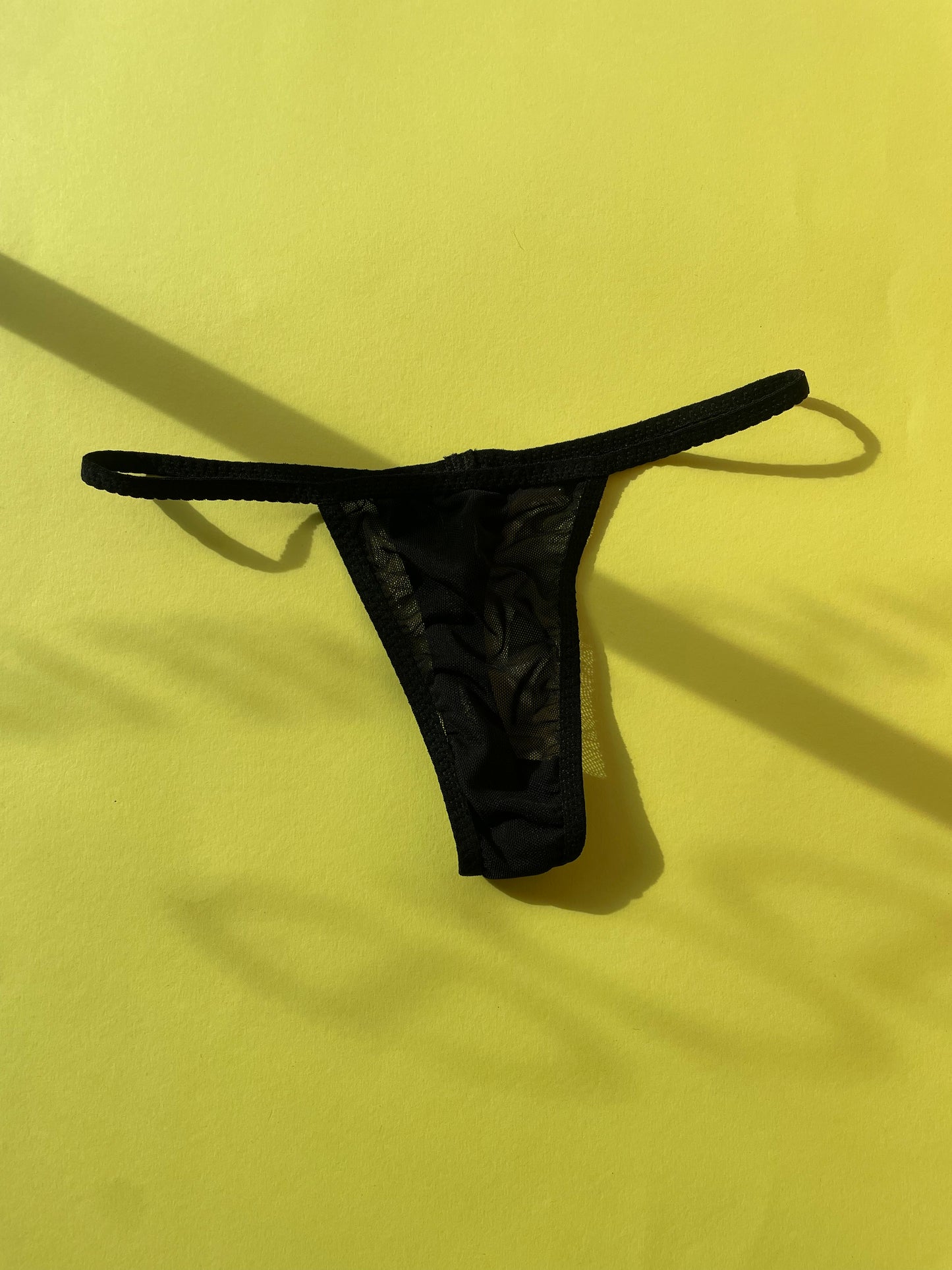 Kye Intimates: Daily Mesh Thong - Black