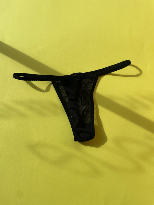 Kye Intimates: Daily Mesh Thong - Black