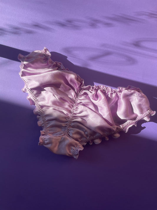 Clare Bare: Oleander Silk Bloomer - Purple