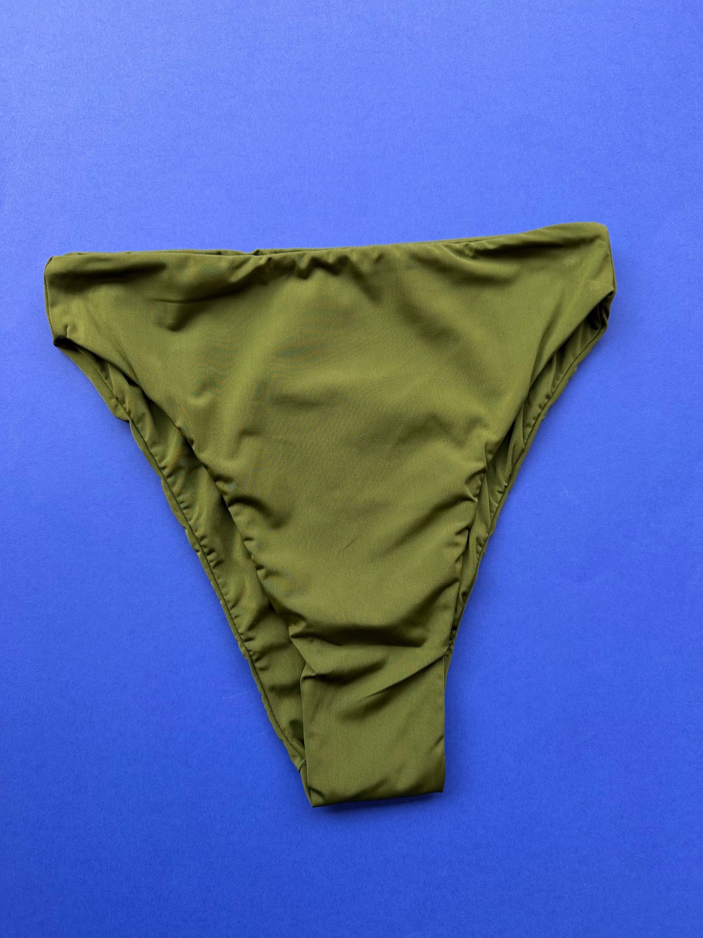 Haight: Mah High Waisted Bikini Bottom - Olive Green