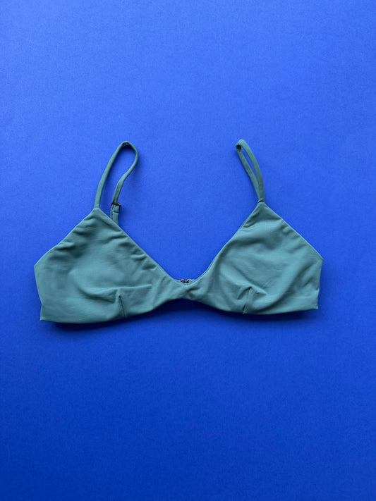 Haight: Cris Scoop Bikini Top - Seaweed Green