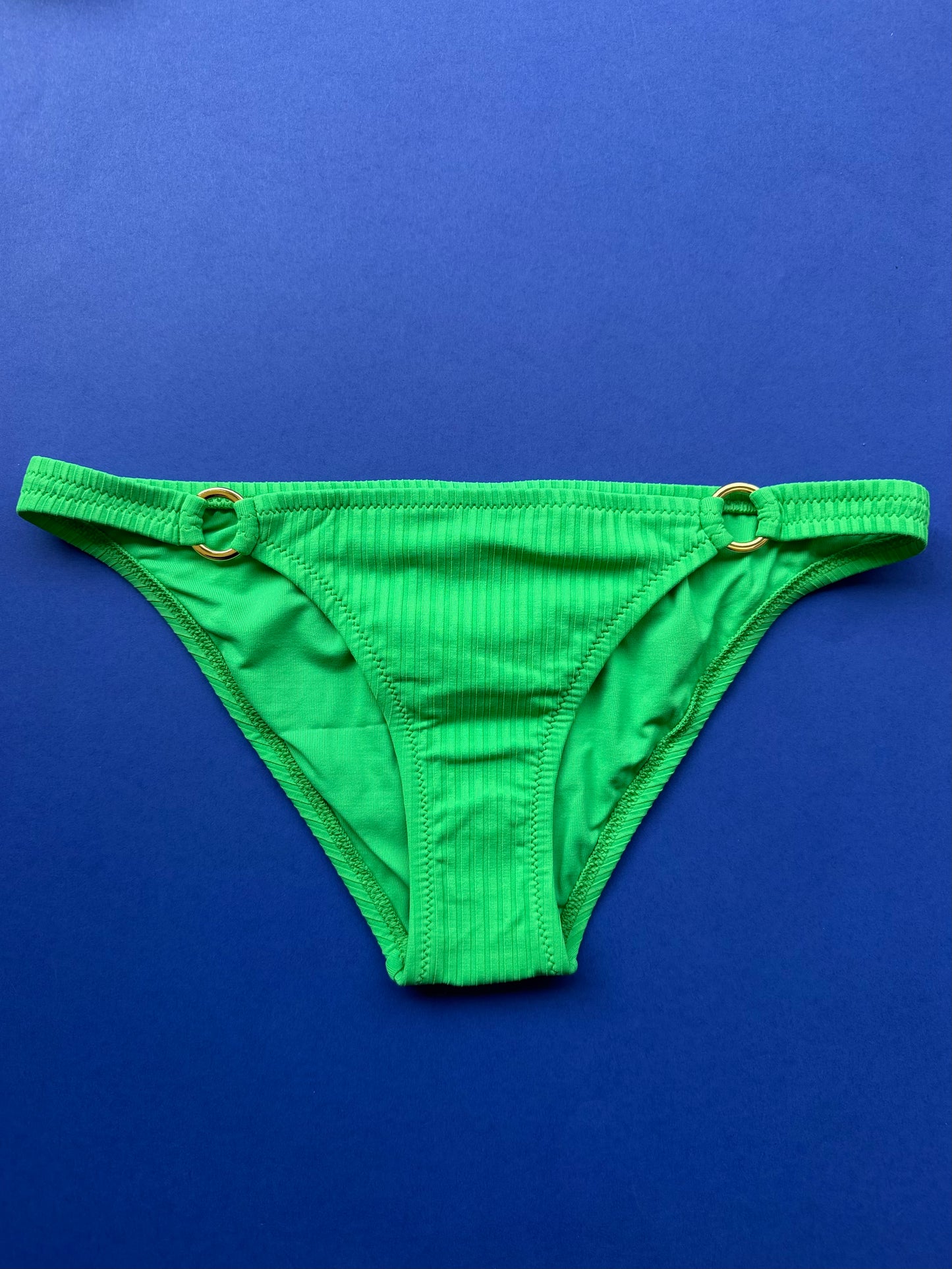 Melissa Odabash: Montenegro Bikini Bottom - Green Ribbed