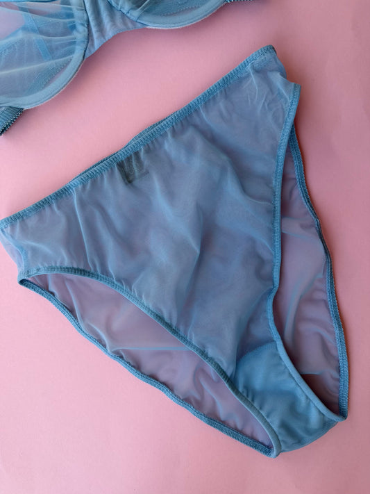 Only Hearts: Whisper High Cut Brief - Cascade