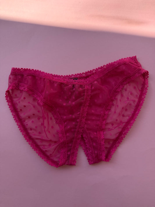 Only Hearts: Coucou Ouvert Culotte - Pink Orchid