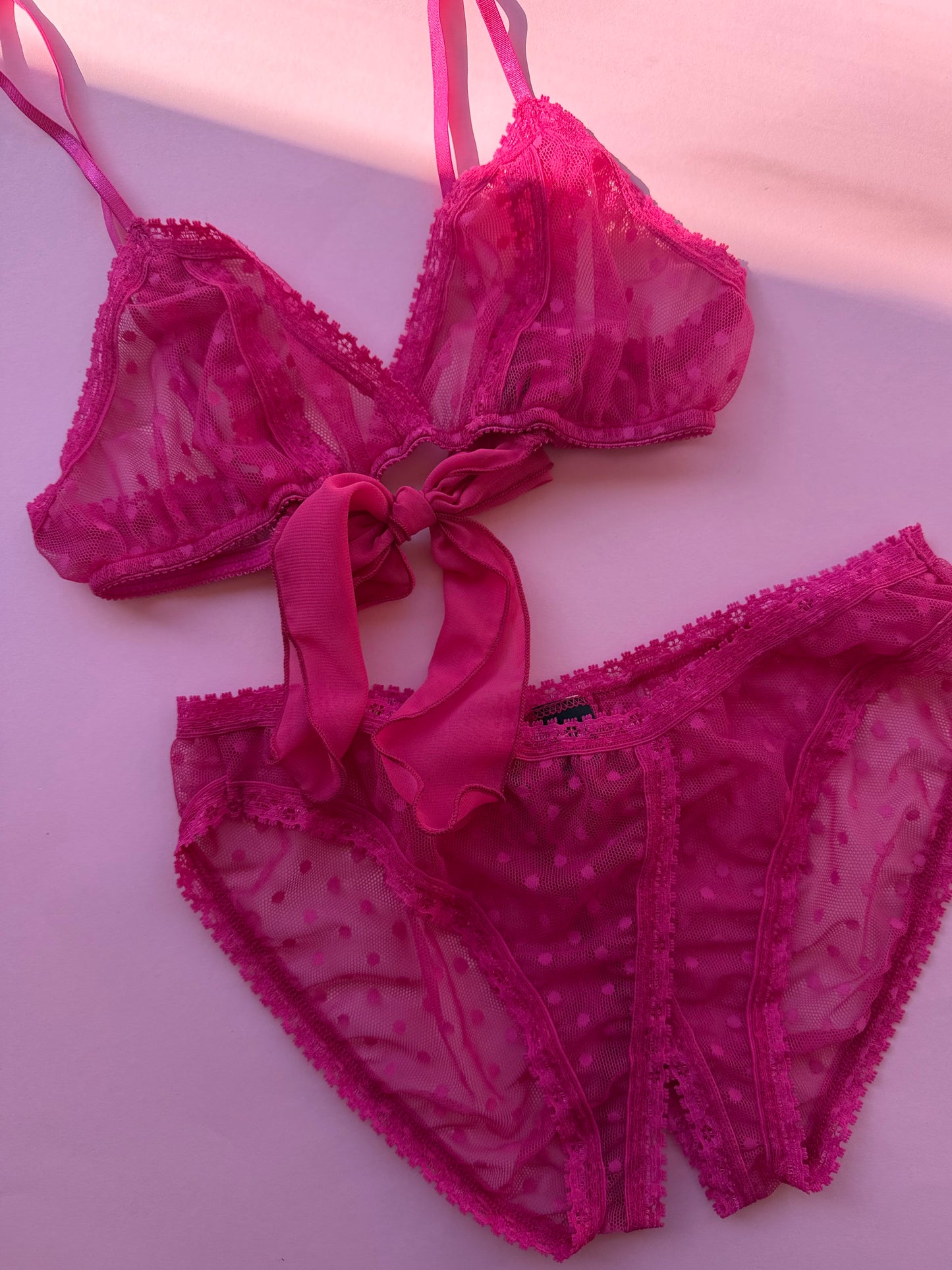 Only Hearts: Coucou Ouvert Culotte - Pink Orchid