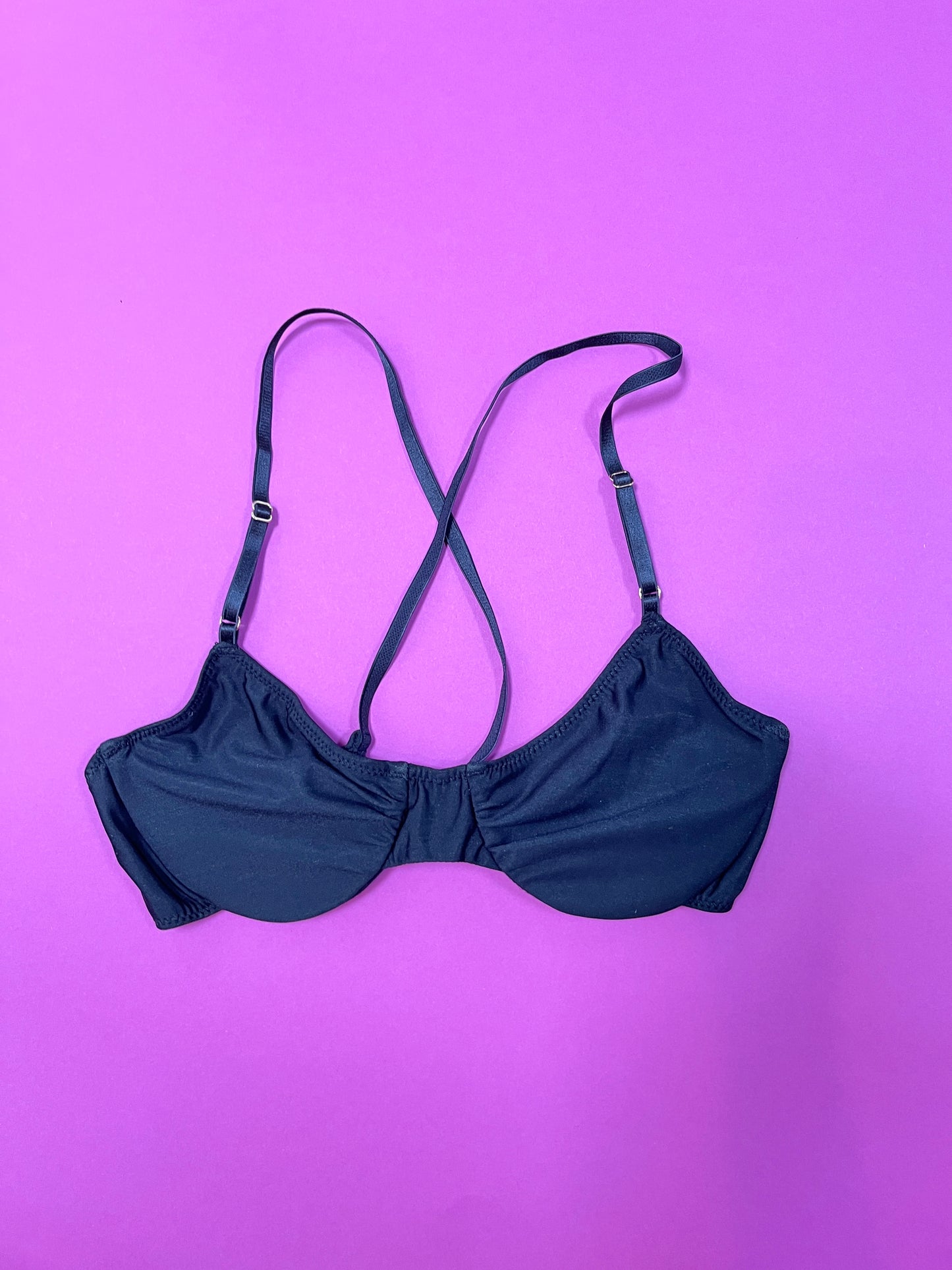 Only Hearts: Second Skins Racerback Bra - Black