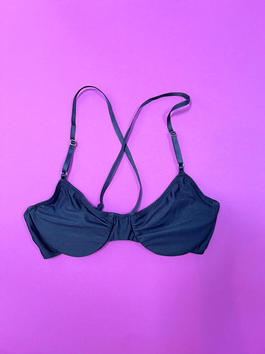 Only Hearts: Second Skins Racerback Bra - Black