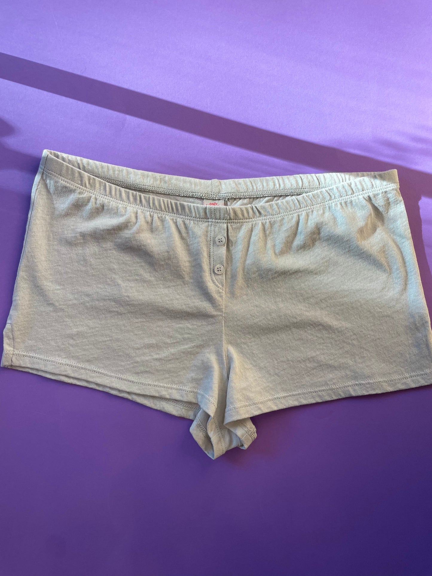 Only Hearts: Organic Cotton Boxer Shorts - Sage Gray