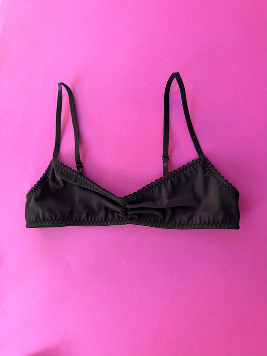 Sensual Tension: Estee Organic Cotton Bralette - Black