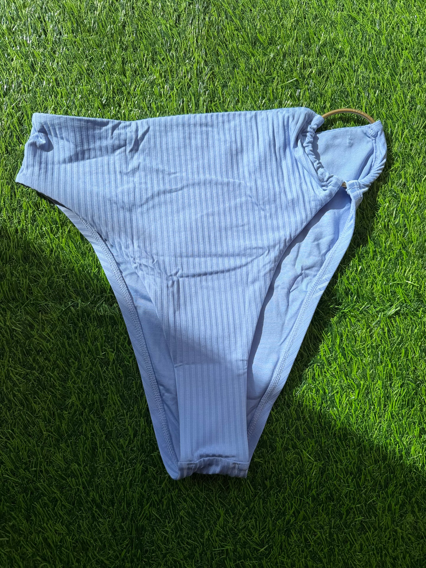 Vitamin A: Lolita High Cut Bikini Bottom - Skyflower