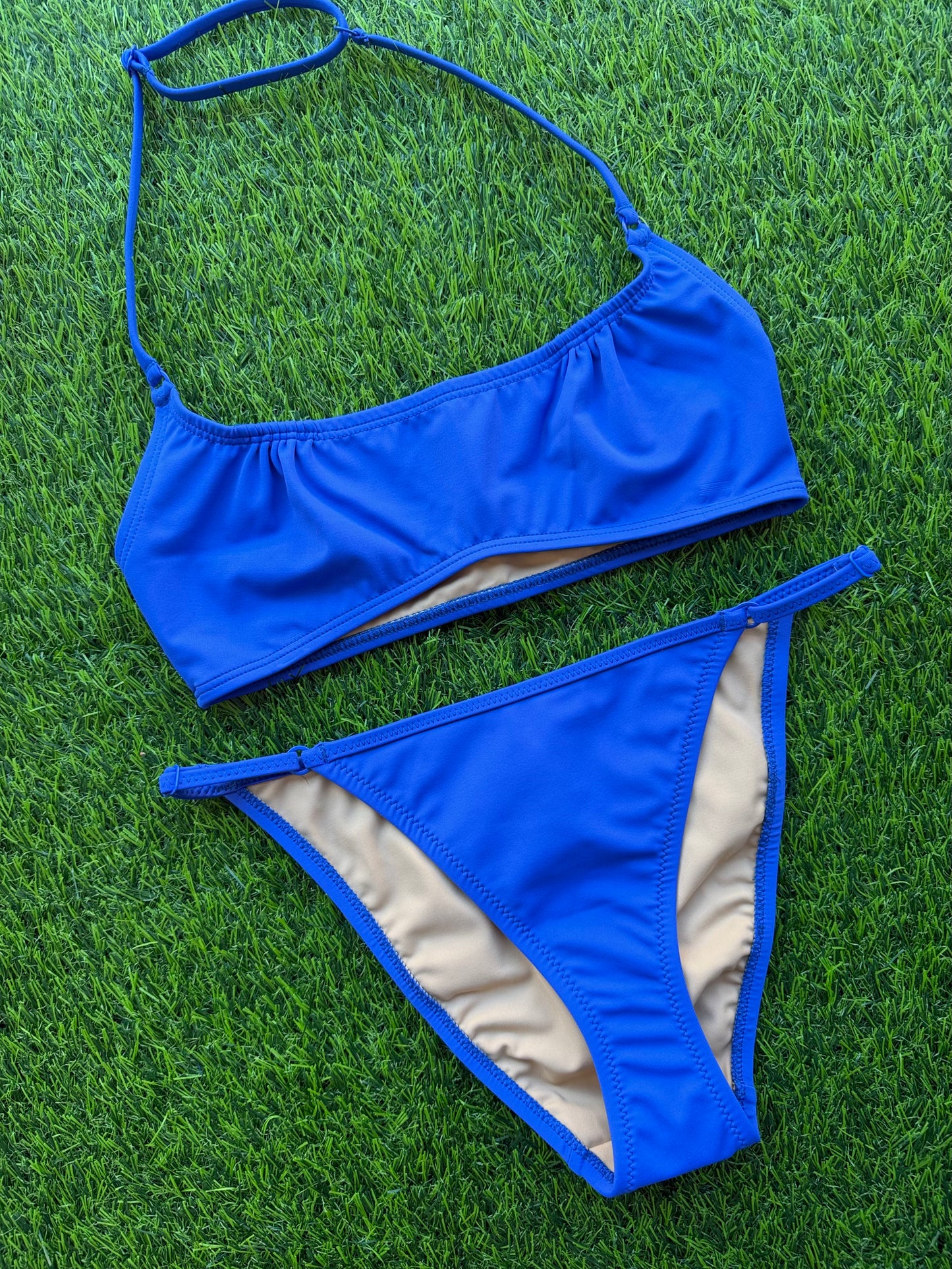 Nu Swim:  Venus Halter Bikini Top - Morpho