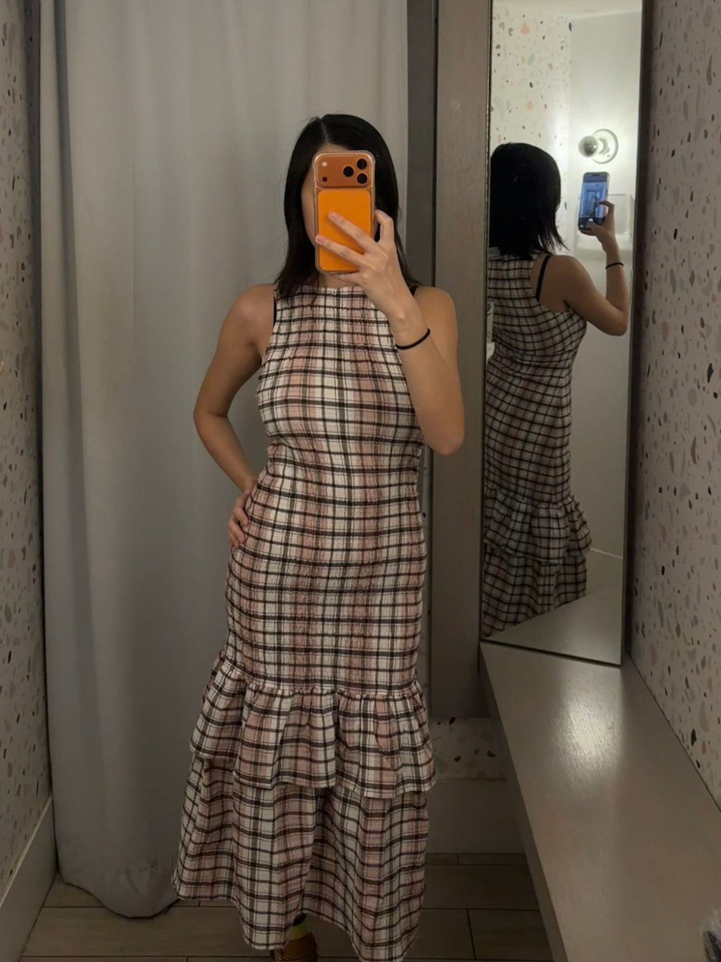 Untitled in Motion: Annie Dress - Petal Plaid