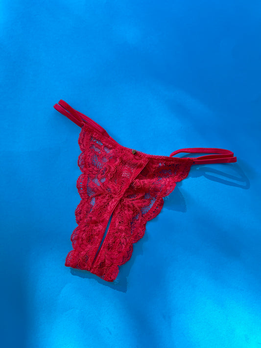 Clo: Abierto Ouvert String Thong - Chrysanthemum