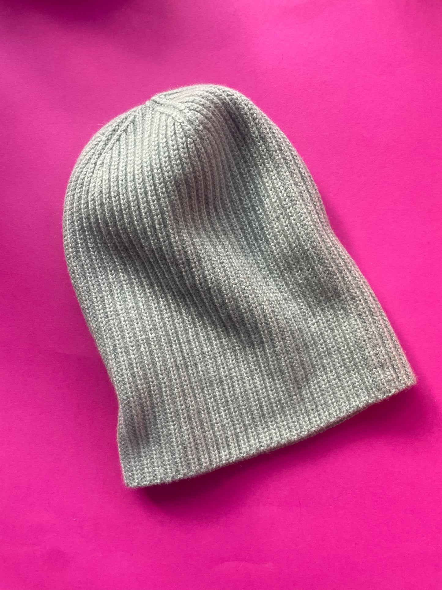 8.6.4: Cashmere Beanie Hat - Oatmeal