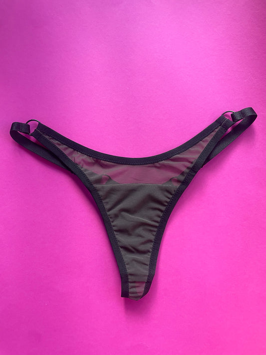 Kayleigh Peddie: Wren Thong - Charcoal